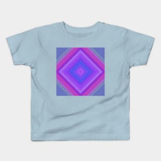 Bright Diamond Multicoloured Gradient Boho Chic Kids T-Shirt